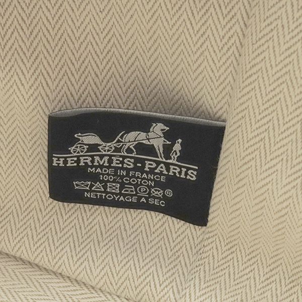 Hermes Pouch Brid a Black PM Toile Ash Natural Silver Hardware Handbag Vanity