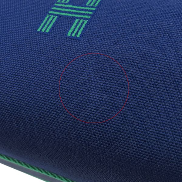 Hermes Pouch Brid a Black PM Toile Ash Marine Silver Hardware Never Used