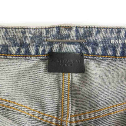 Saint Laurent Paris 22SS Washed Denim Pants Jeans 28 Indigo 681376 Y35aj