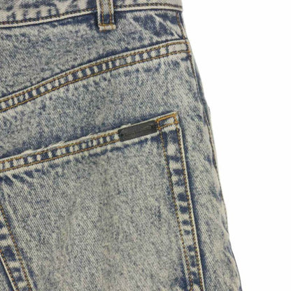 Saint Laurent Paris 22SS Washed Denim Pants Jeans 28 Indigo 681376 Y35aj