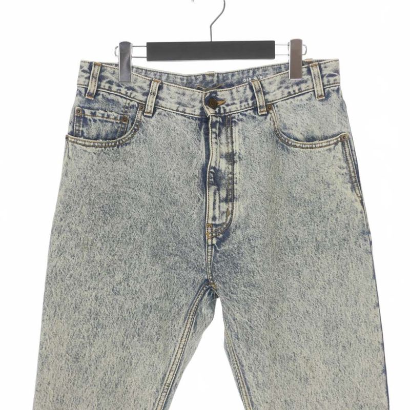 Saint Laurent Paris 22SS Washed Denim Pants Jeans 28 Indigo 681376 Y35aj