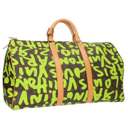 Louis Vuitton M93700 Keepall 50 Graffiti Veil Boston Bag For Men 50