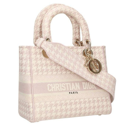 Christian Dior Lady Dior LADY D-lite Jacquard Handbag Women