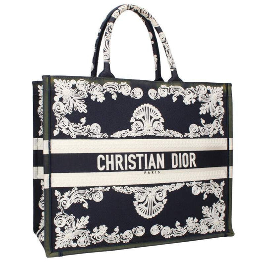 Christian Dior BOOK TOTE BOOK TOTE Gradient Finish Cornelia Embroidered Tote