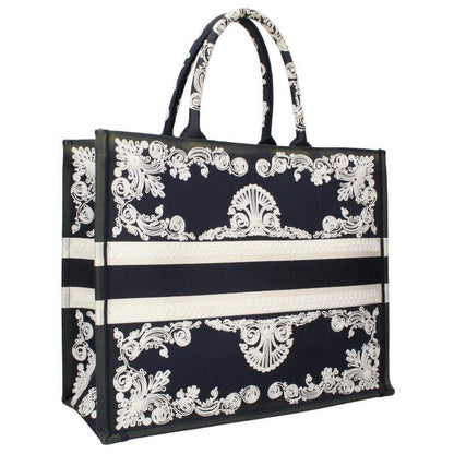 Christian Dior BOOK TOTE BOOK TOTE Gradient Finish Cornelia Embroidered Tote