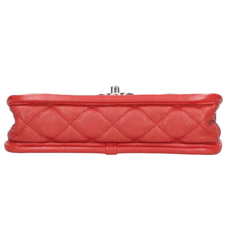 Chanel French Riviera Caviar Skin Chain Shoulder Bag Women