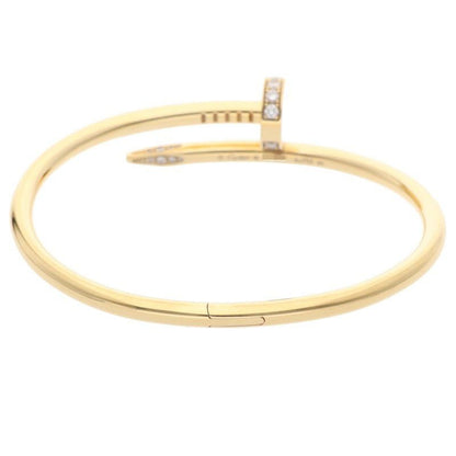 Cartier Old Shape Juste UN CLOU Bracelet DIA 18K Yellow Gold Juste Un Clou Half