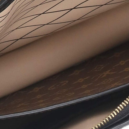 Louis Vuitton M43596 Trunk Clutch Monogram Reverse Shoulder Bag Women