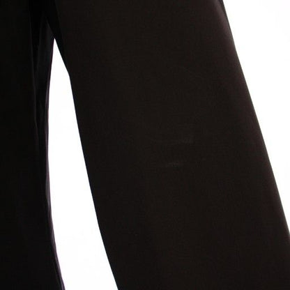 Gucci Dress Knee Length Long Sleeves Silk 38 Charcoal Gray 113925 Zf043 BM