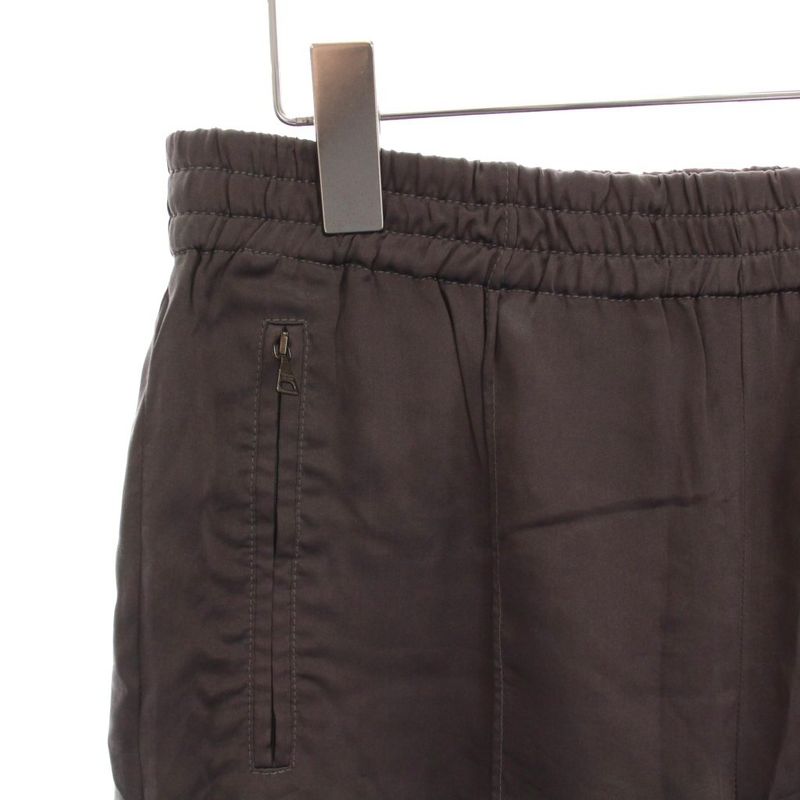 Prada Shorts Half Pants Silk 36 Gray YM