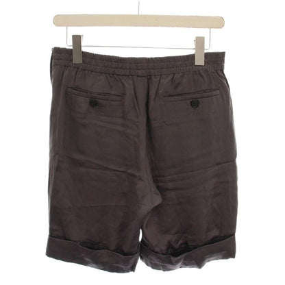 Prada Shorts Half Pants Silk 36 Gray YM