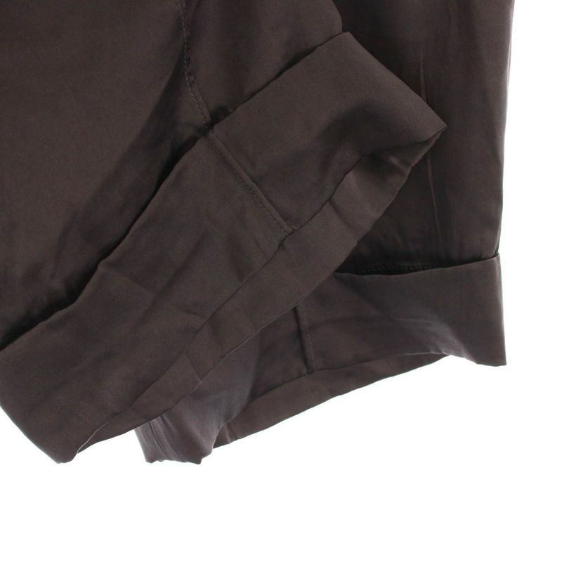 Prada Shorts Half Pants Silk 36 Gray YM