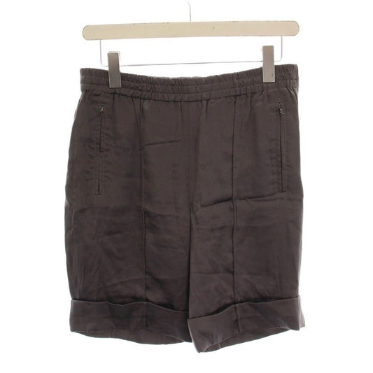 Prada Shorts Half Pants Silk 36 Gray YM