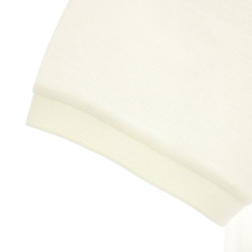 Saint Laurent Paris Polo Shirt Short Sleeves Cassandra Embroidery M White