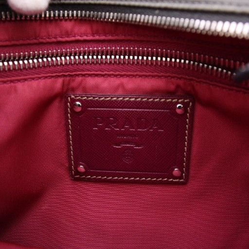Prada Shoulder Bag Nylon Gray Bm-oh