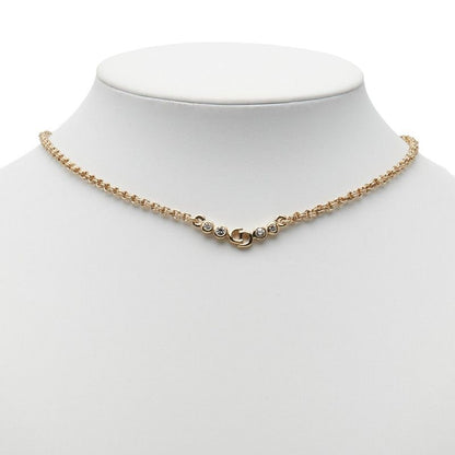 Dior CD Logo Rhinestone Gold Plated Ladies Dior