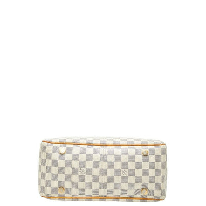 Louis Vuitton Damier Azure Figelli PM Shoulder Bag Tote Bag N41176 White PVC