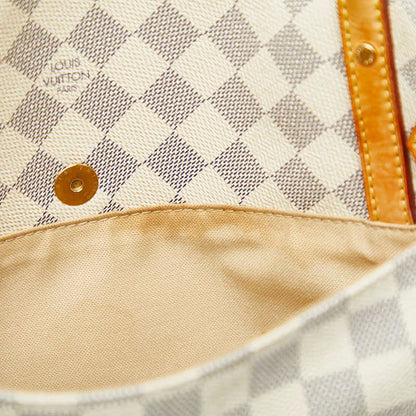 Louis Vuitton Damier Azure Figelli PM Shoulder Bag Tote Bag N41176 White PVC