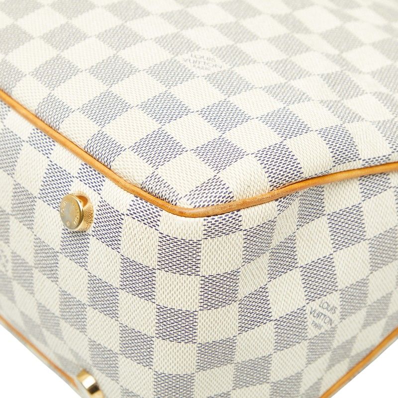 Louis Vuitton Damier Azure Figelli PM Shoulder Bag Tote Bag N41176 White PVC