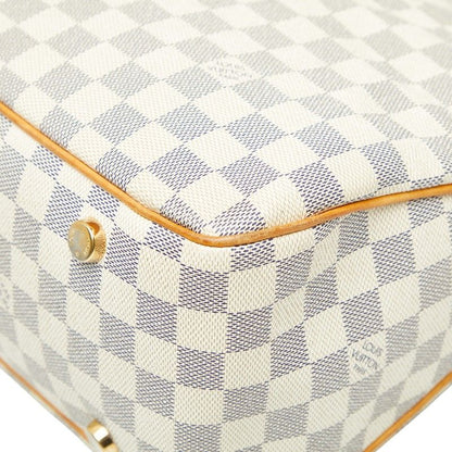 Louis Vuitton Damier Azure Figelli PM Shoulder Bag Tote Bag N41176 White PVC