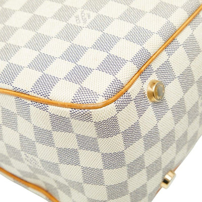 Louis Vuitton Damier Azure Figelli PM Shoulder Bag Tote Bag N41176 White PVC