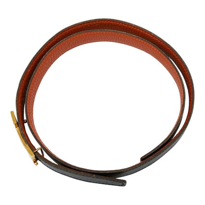 Hermes Constance H Belt Reversible Belt Size: 75 Black Brown Box Calf Togo