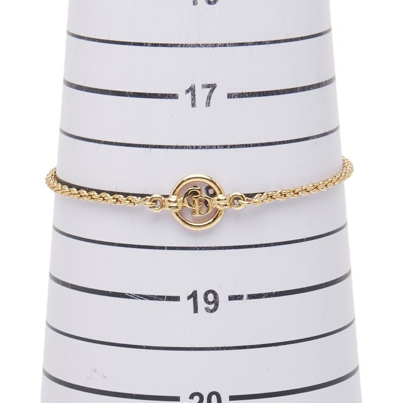 Dior CD Logo Gold Plated Ladies Dior