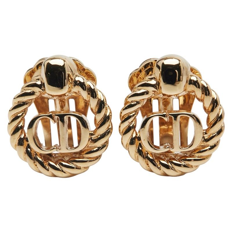Dior CD Logo Gold Plated Ladies Dior
