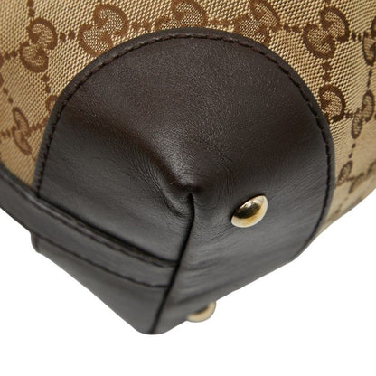 Gucci GG Canvas Sherry Line Handbag Shoulder Bag 2WAY 257341 Beige Multicolor