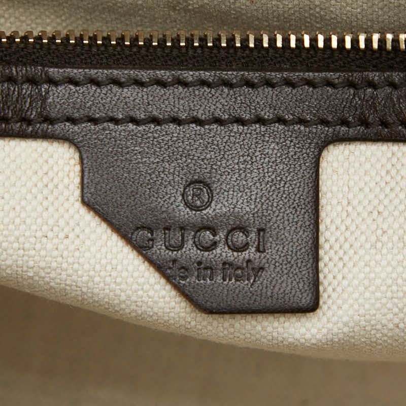 Gucci GG Canvas Sherry Line Handbag Shoulder Bag 2WAY 257341 Beige Multicolor