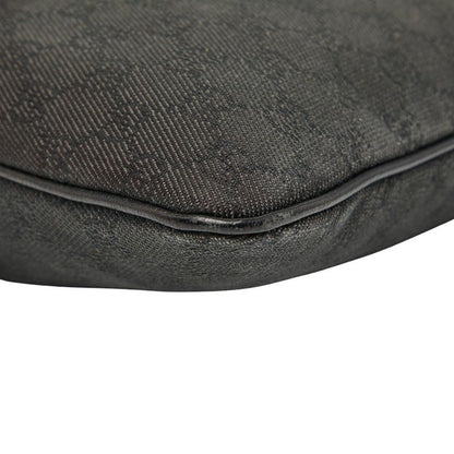 Gucci GG Canvas Tote Shoulder Bag 272347 Black Canvas Leather Women's Gucci