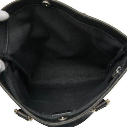 Gucci GG Canvas Tote Shoulder Bag 272347 Black Canvas Leather Women's Gucci
