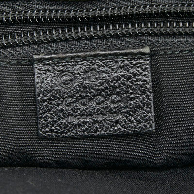 Gucci GG Canvas Tote Shoulder Bag 272347 Black Canvas Leather Women's Gucci