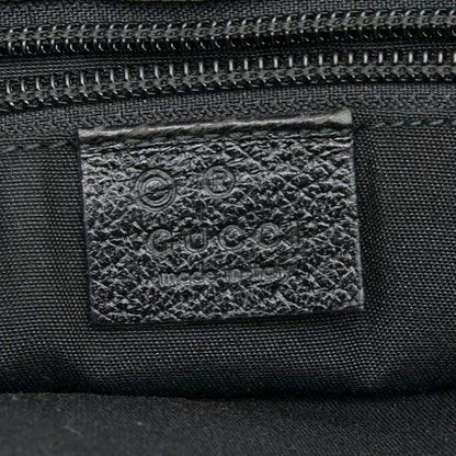 Gucci GG Canvas Tote Shoulder Bag 272347 Black Canvas Leather Women's Gucci