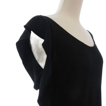 Fendi Cut And Sewn Sleeveless None Fabric Back Button 38 Black Made In Italy