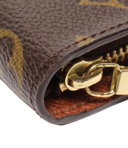 Louis Vuitton Round Zipper Long Wallet Monogram Porte M61727 Ladies Men's Louis