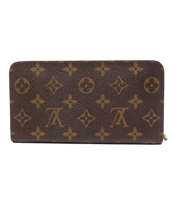 Louis Vuitton Round Zipper Long Wallet Monogram Porte M61727 Ladies Men's Louis