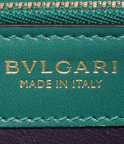 Bulgari Round Zipper Long Wallet Serpenti Forever Women Bvlgari