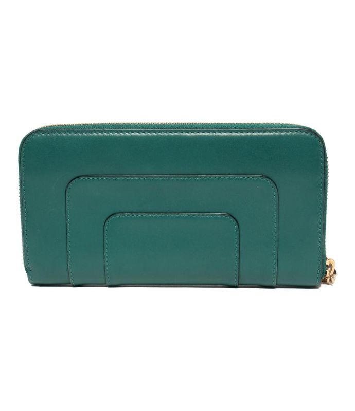 Bulgari Round Zipper Long Wallet Serpenti Forever Women Bvlgari