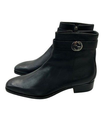 Gucci Short Boots Side Zip Men's SIZE 40 1/2 (25.5cm (10.04in)) Gucci