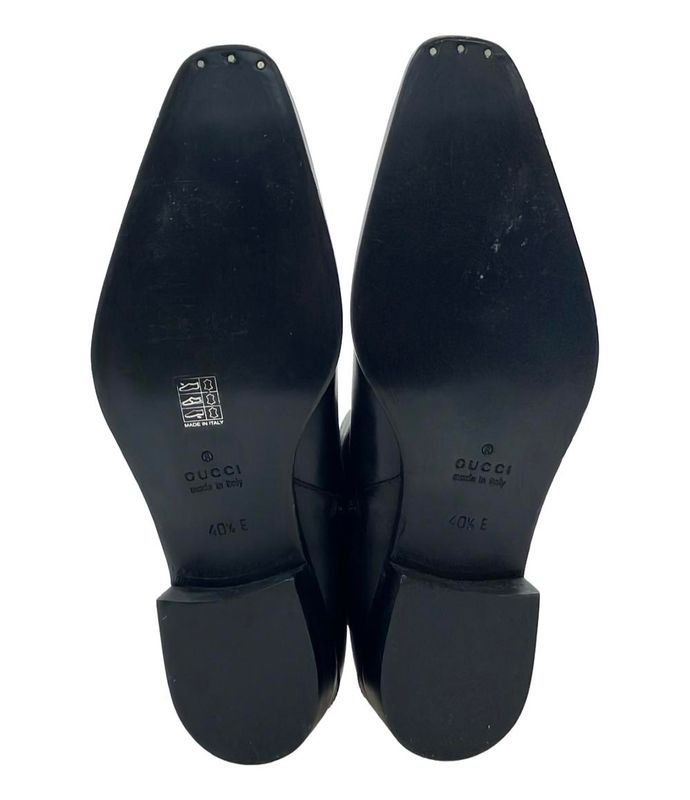 Gucci Short Boots Side Zip Men's SIZE 40 1/2 (25.5cm (10.04in)) Gucci