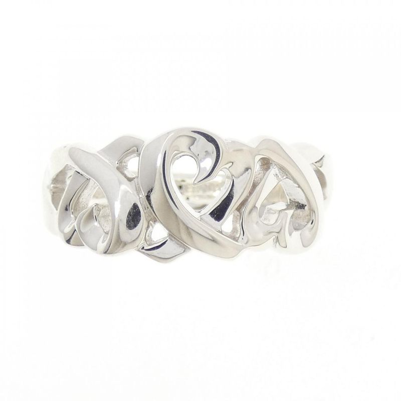 Tiffany & Co Triple Rubbing Heart Ring