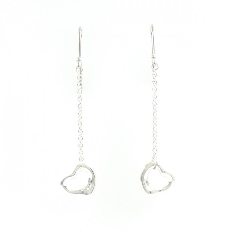 Tiffany & Co Open Heart Drop Earrings