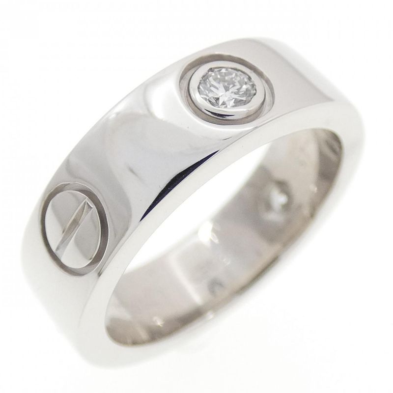 Cartier Love Half Diamond Ring