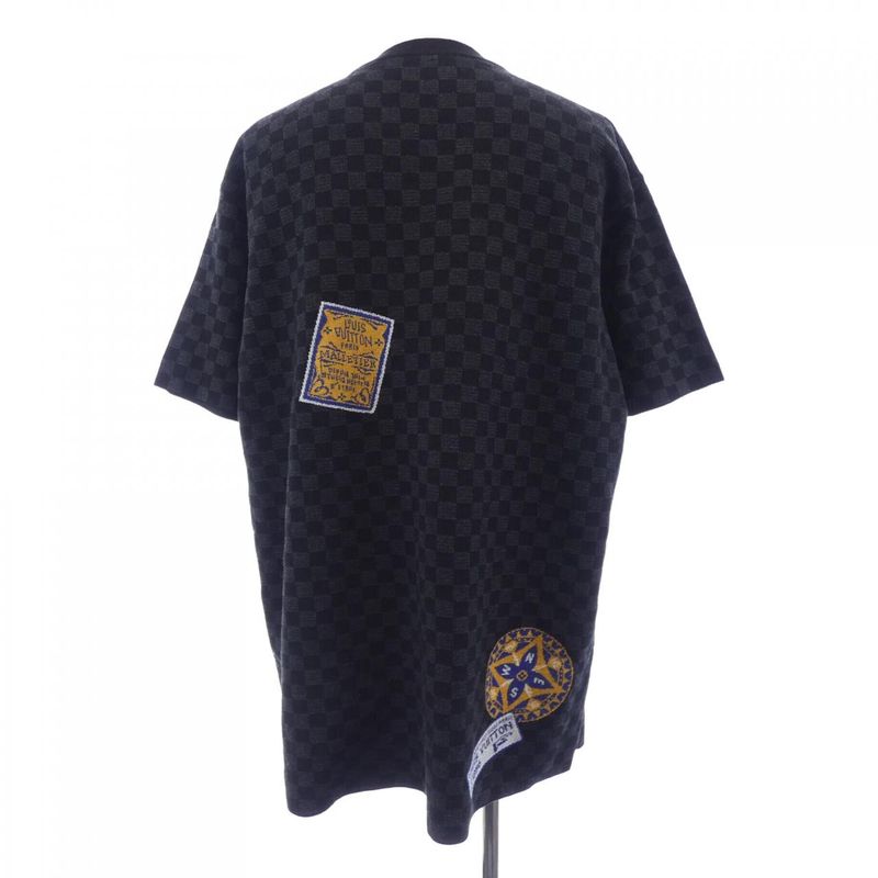 Louis Vuitton Damier Short Sleeve Signature Crew Neck Htn10wuqh Knit