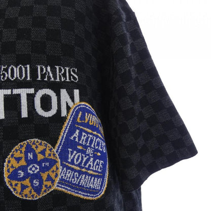 Louis Vuitton Damier Short Sleeve Signature Crew Neck Htn10wuqh Knit