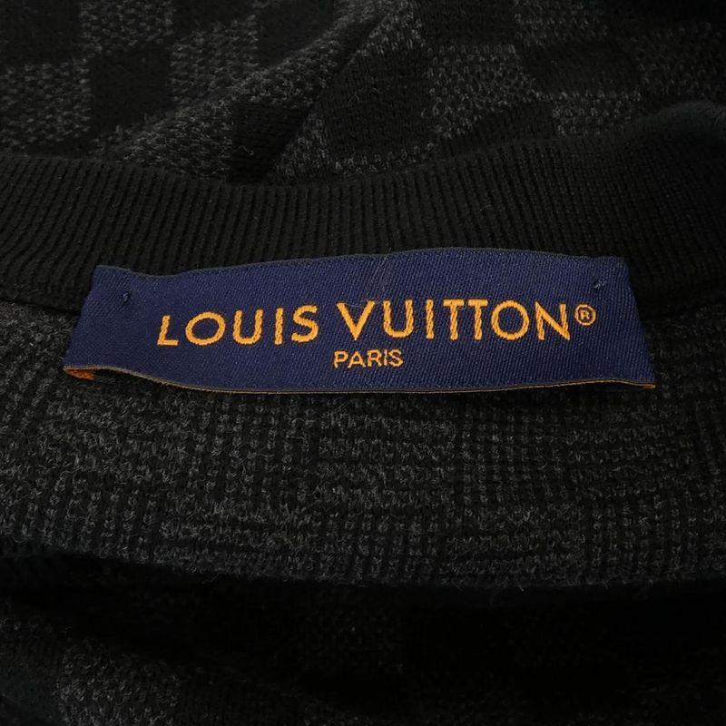 Louis Vuitton Damier Short Sleeve Signature Crew Neck Htn10wuqh Knit