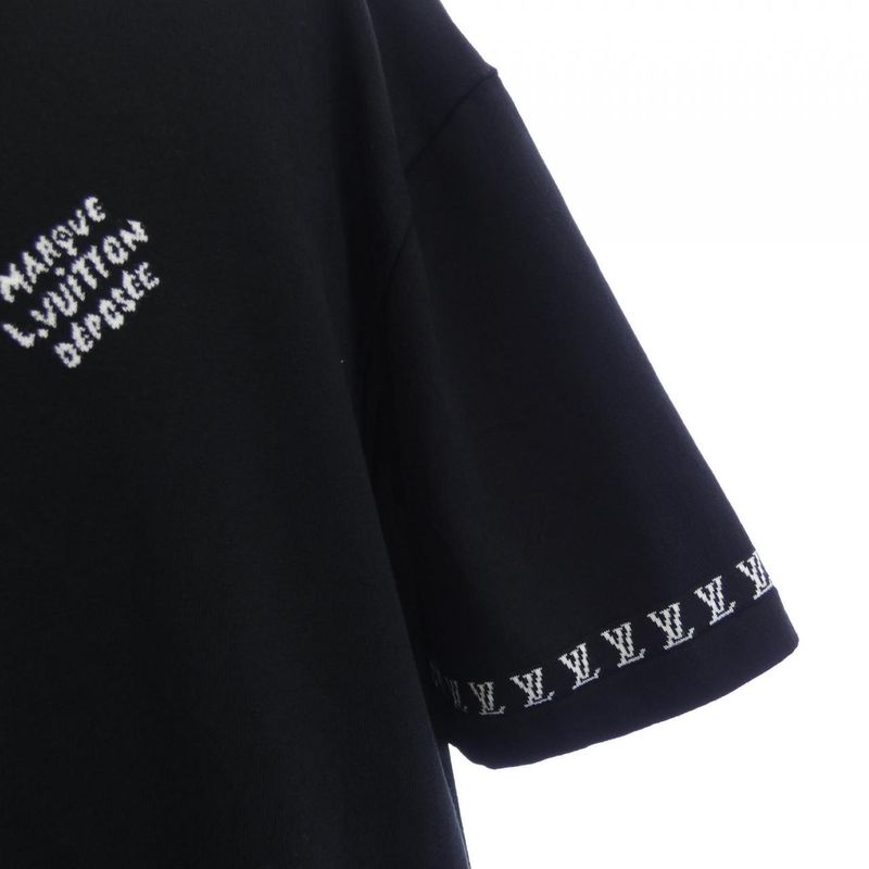 Louis Vuitton Signature Short Sleeve Cotton Crewneck Hrn47wz34 Knit