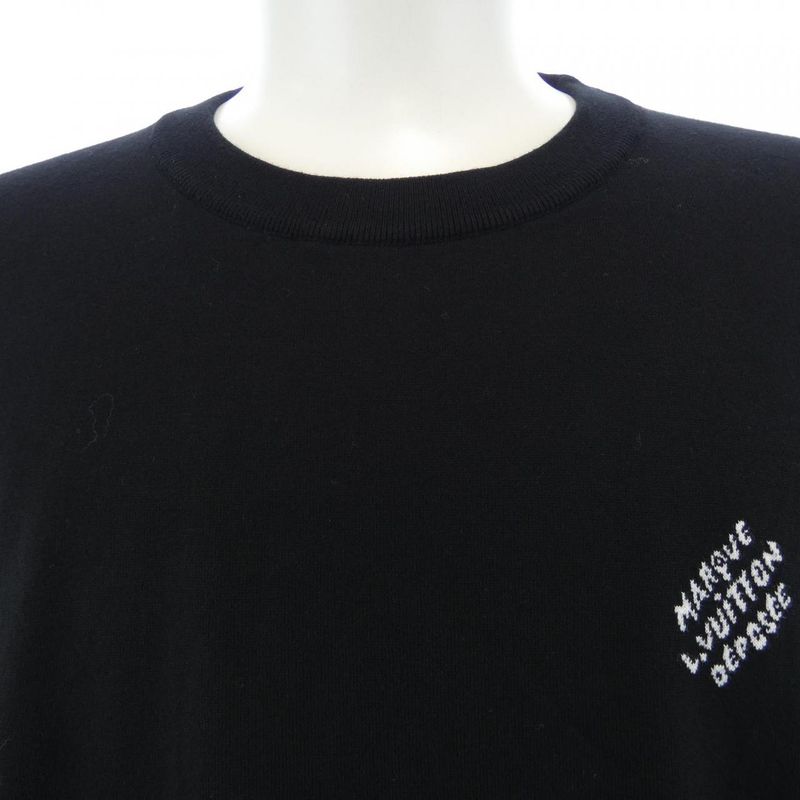 Louis Vuitton Signature Short Sleeve Cotton Crewneck Hrn47wz34 Knit