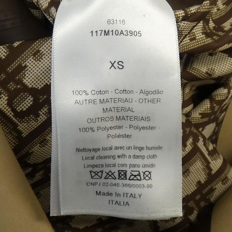 Christian DIOR Oblique 117m10a3905 Coat